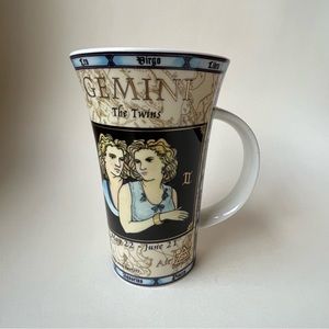 Dunoon Gemini The Twins Zodiac Mug Design By Jack Dadd Scotland